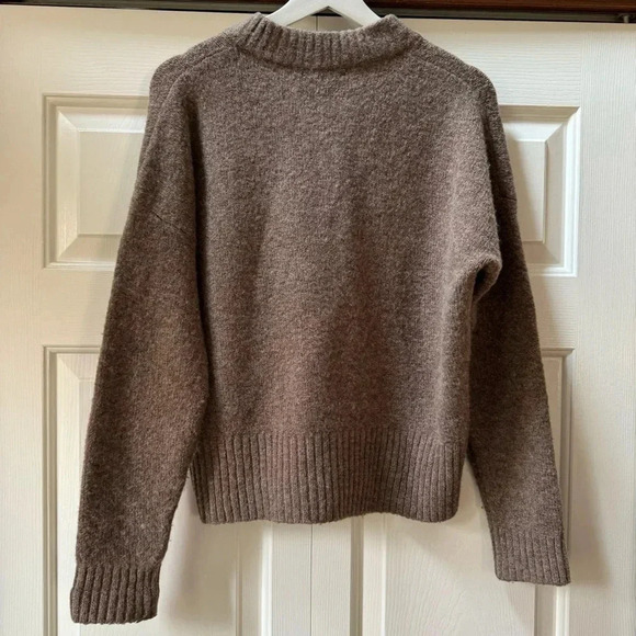 Madewell York Half-Zip Wool Alpaca Blend Pullover Sweater Women’s size small - Picture 3 of 12